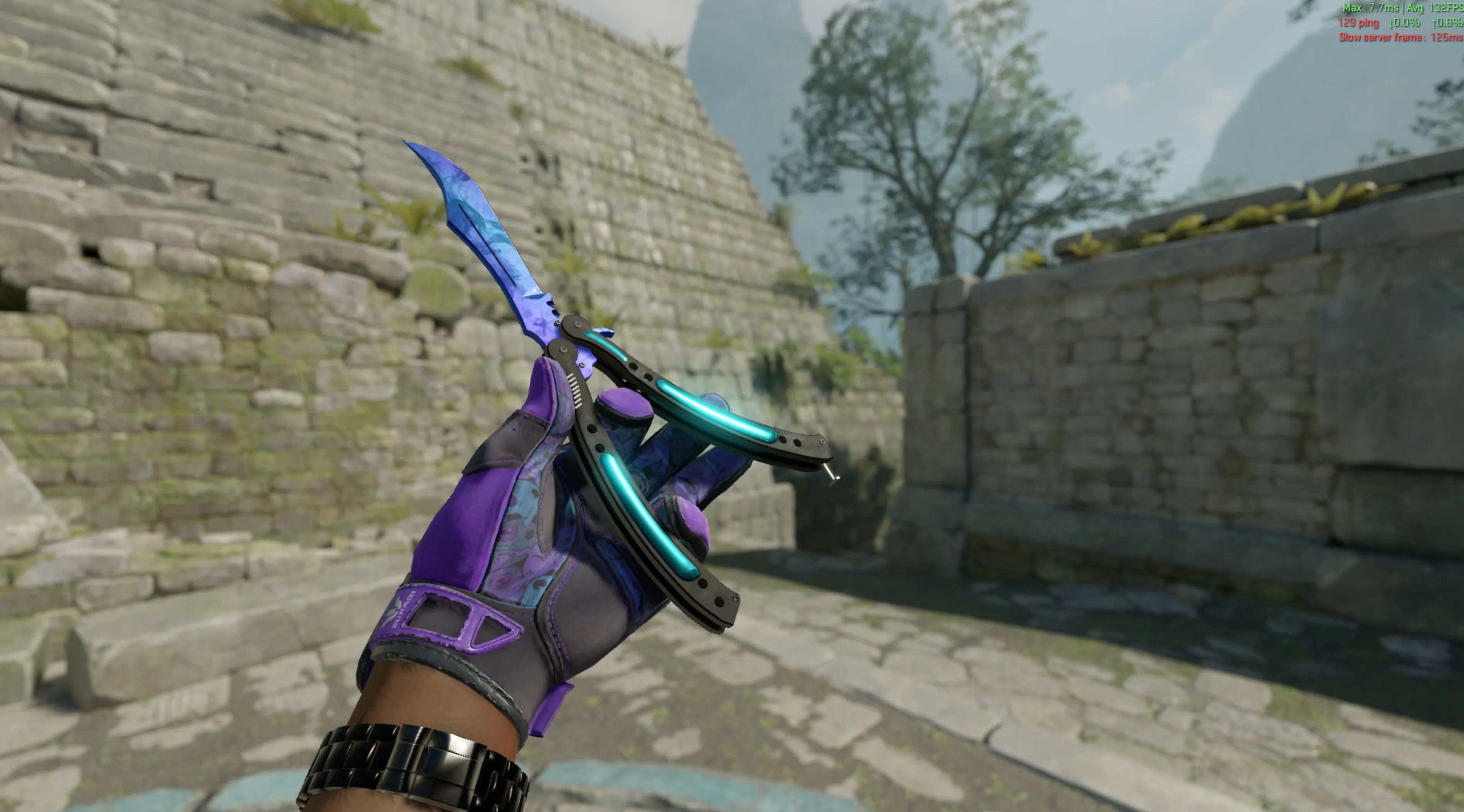 Butterfly Knife Doppler and Sport Gloves Pandoras Box